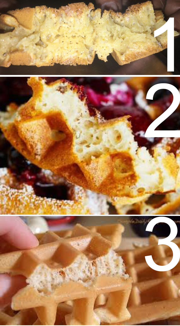 Waffles Raw in middle and crisp outside The Fresh Loaf